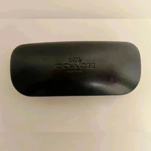 Coach Sunglasses Case Only Black Hardcase Clamshell Large - Picture 1 of 6